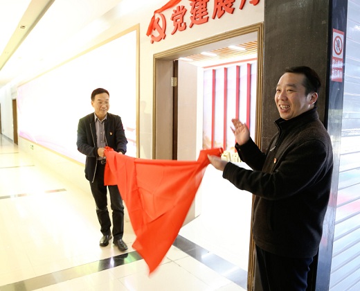 抓實非公黨建 助推企業(yè)發(fā)展 集團黨建展廳揭牌